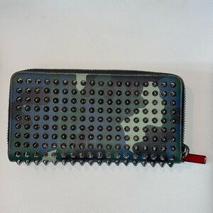 Christian Louboutin Camo Stud Wallet Preowned